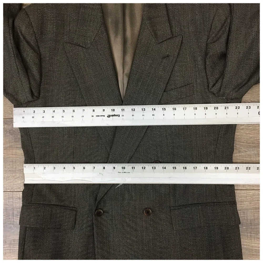 Vintage Lubiam LBM 911 Mens Blazer Sport Coat‎ Two Button Jacket Wool 42R Casual